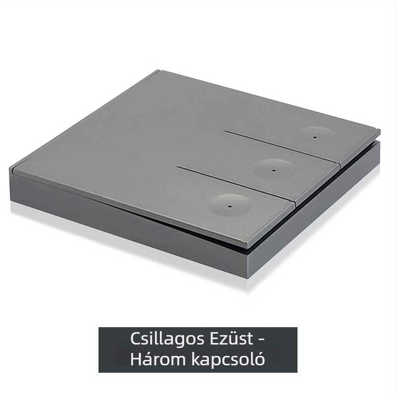 RF433 Vezeték nélküli fal-panel kapcsoló, 86-os típus, távirányítóval, 65 g, -40°C-tól +70°C-ig, otthoni porszívóhoz