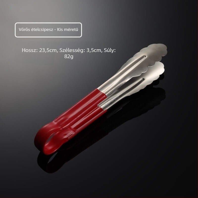 Élelmiszer-klipező 201 rozsdamentes acélból – anti égés, magas hőmérséklet-állóság, csúszásmentes, többfunkciós