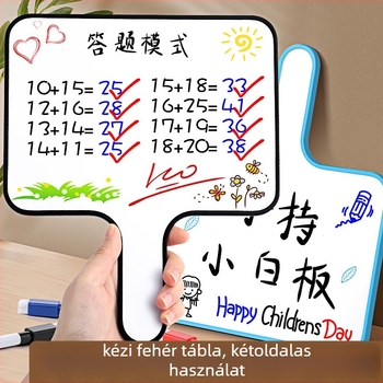 Reverse kézben tartható, kétoldalas, törölhető fehér tábla műanyag kerettel és panellel, modell FZ-3986, Reverse márka.