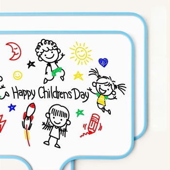 Reverse kézben tartható, kétoldalas, törölhető fehér tábla műanyag kerettel és panellel, modell FZ-3986, Reverse márka.