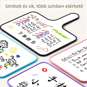 Reverse kézben tartható, kétoldalas, törölhető fehér tábla műanyag kerettel és panellel, modell FZ-3986, Reverse márka.