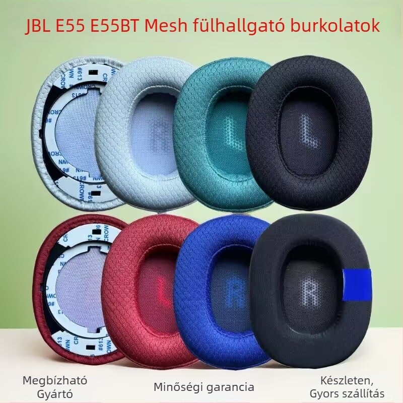 JBL E55BT fülpárnák – egészséges hálós anyag, selymesen sima párnázat, fejhallgatóhoz JBL E55BT
