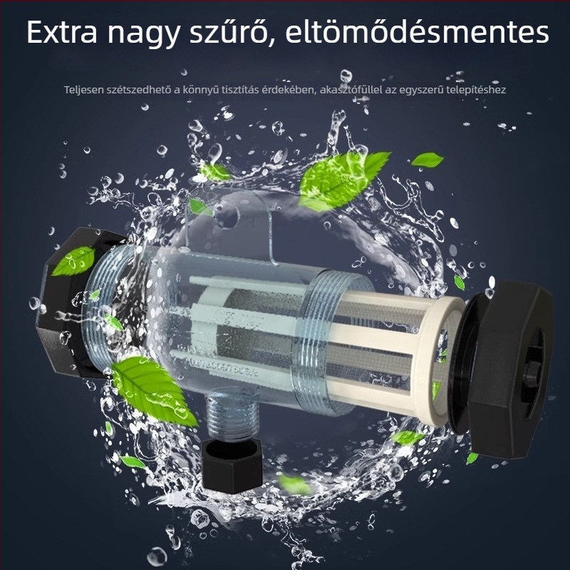 USB akváriumi vízcsere rendszer önprimáló pumpával, automatikus vízátvitel