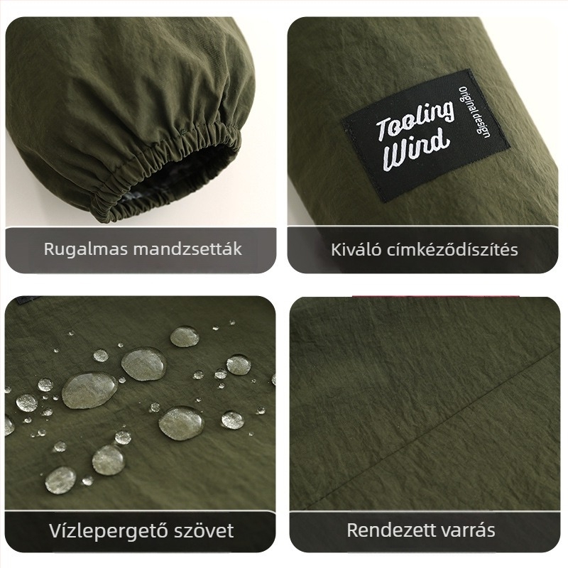 Ujjakkal ellátott konyhai kötény – anti-szennyeződés, kopásálló, lélegző, uniszex, cateringhez és főzéshez