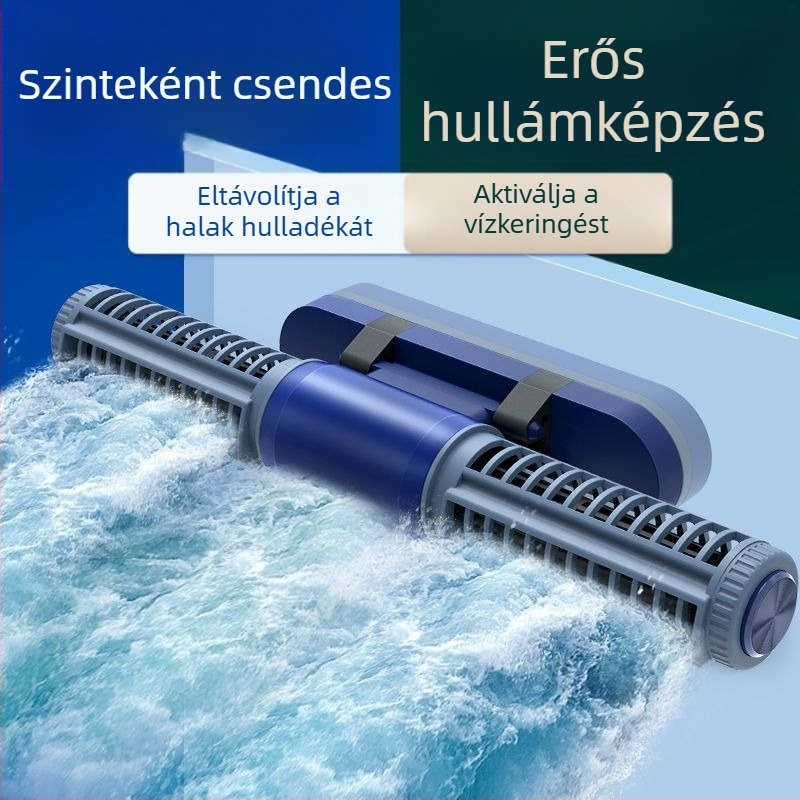 SQG Akváriumi keringető pumpa — rendkívül csendes, változó frekvenciájú, merülő hullámkeltő, keresztezett áramlás