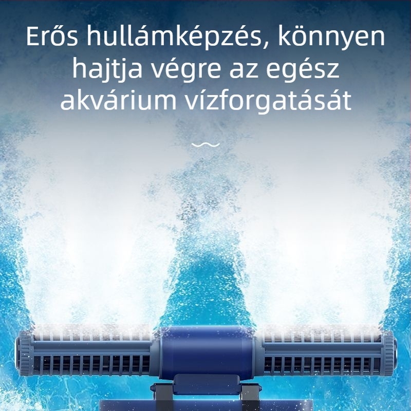 SQG Akváriumi keringető pumpa — rendkívül csendes, változó frekvenciájú, merülő hullámkeltő, keresztezett áramlás