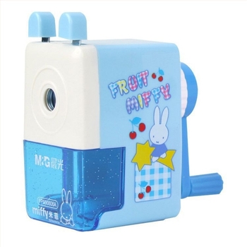 Kézi ceruzahegyező Miffy karikatúra – Modell 906e2 – Műanyag, négyzetes forma, 140 g