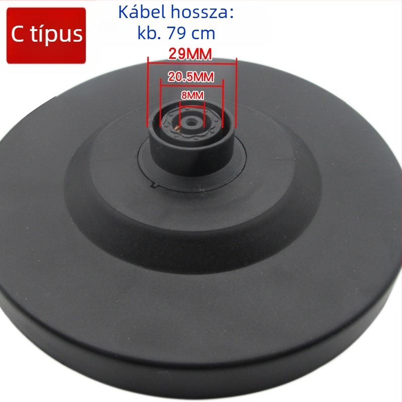 DP elektromos vízforraló alap – 16A magas teljesítmény, vastagodott alaplemez vezetékekkel, kiegészítő vízforraló, ellenáll a magas hőmérsékletnek