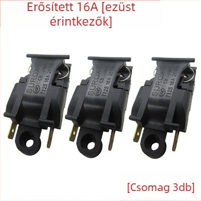 Elektromos vízforralóhoz tervezett hőmérséklet-szabályozó kapcsoló - 30A, nagy teljesítmény, tiszta réz érintkezők, automatikus kikapcsolás, gőzkapcsoló