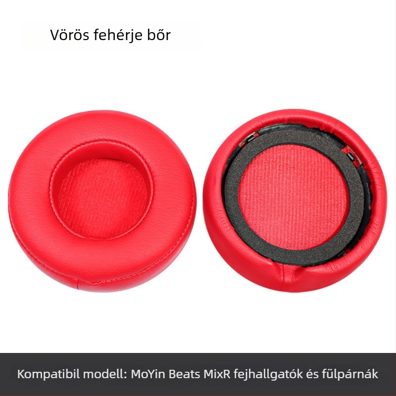 MixR fejhallgató borító, proteinnal készült bőr, puha és kényelmes, Beats MixR kompatibilis