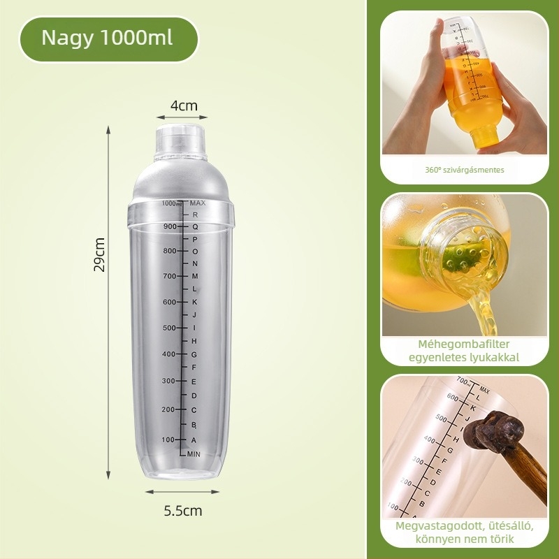 Shaker italos készlet – 5 darab, PC anyag, modern egyszerű stílus, Live well márka.