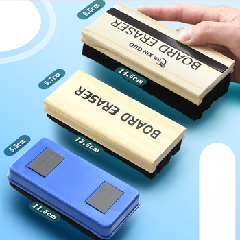 Xin Guo Fehér tábla radír – fa hátlap; filc felület; márka Xin Guo