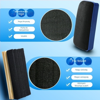 Xin Guo Fehér tábla radír – fa hátlap; filc felület; márka Xin Guo