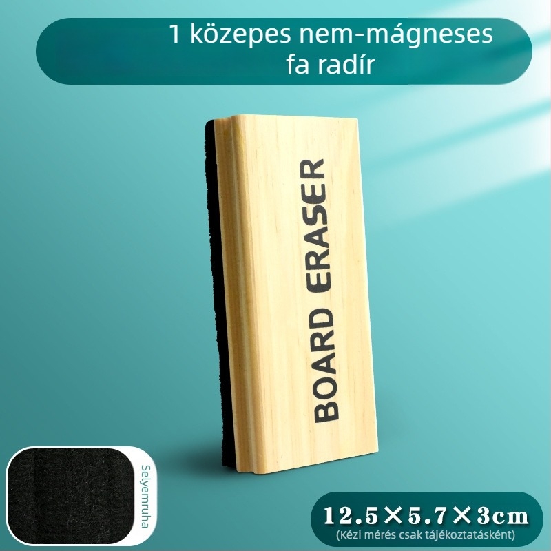 Xin Guo Fehér tábla radír – fa hátlap; filc felület; márka Xin Guo