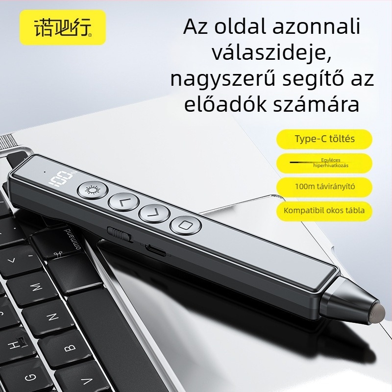 Digitális lézeres oldalváltó toll PPT-vezérléssel — ABS anyag, Nope márka, logó nyomtatás, testreszabás