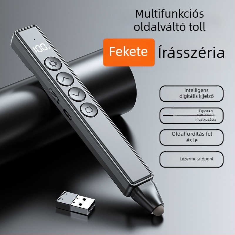 Digitális lézeres oldalváltó toll PPT-vezérléssel — ABS anyag, Nope márka, logó nyomtatás, testreszabás