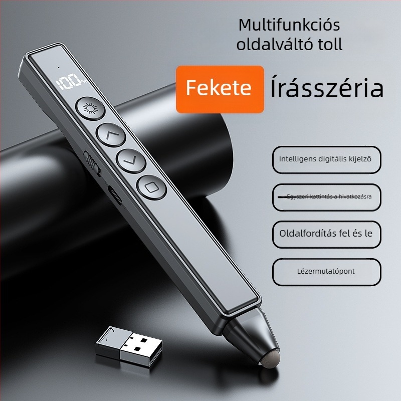 Digitális lézeres oldalváltó toll PPT-vezérléssel — ABS anyag, Nope márka, logó nyomtatás, testreszabás