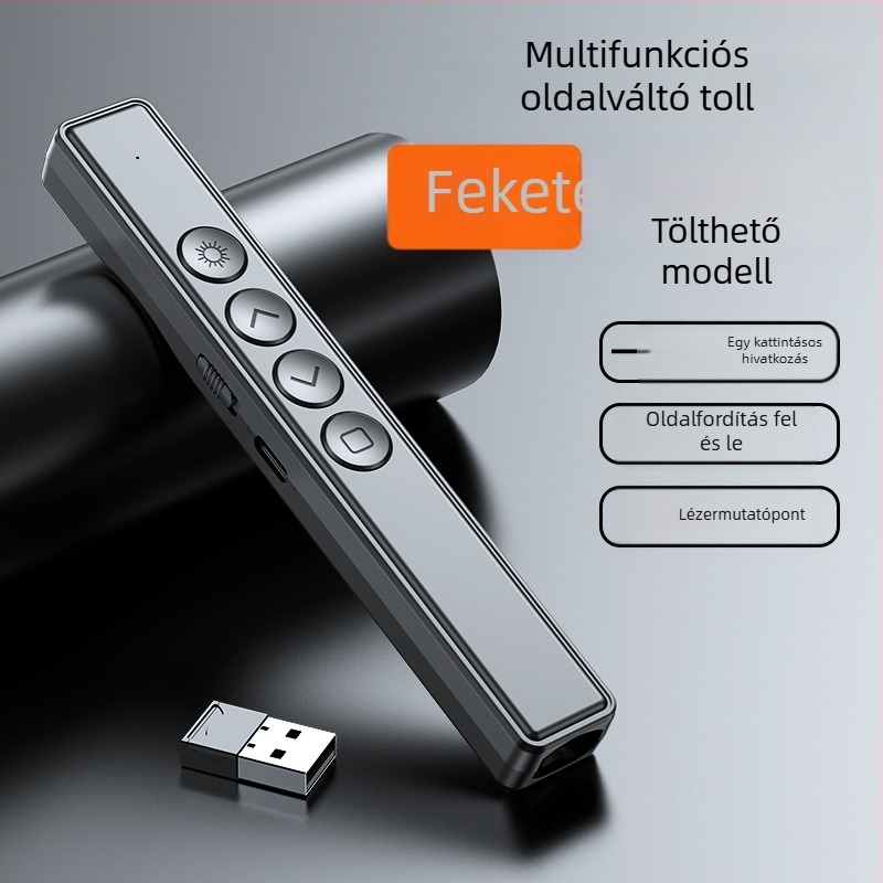 Digitális lézeres oldalváltó toll PPT-vezérléssel — ABS anyag, Nope márka, logó nyomtatás, testreszabás