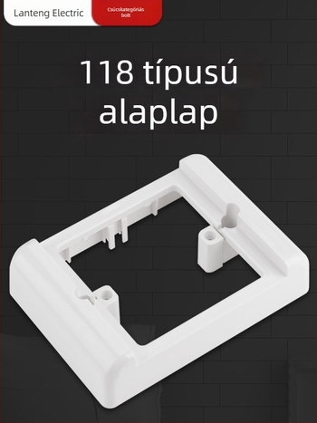 Vezeték nélküli kettős vezérlésű kapcsoló éjjeli lámpához ragasztó panellel, 220V