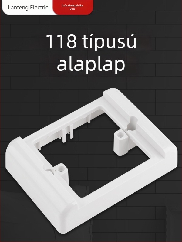 Vezeték nélküli kettős vezérlésű kapcsoló éjjeli lámpához ragasztó panellel, 220V