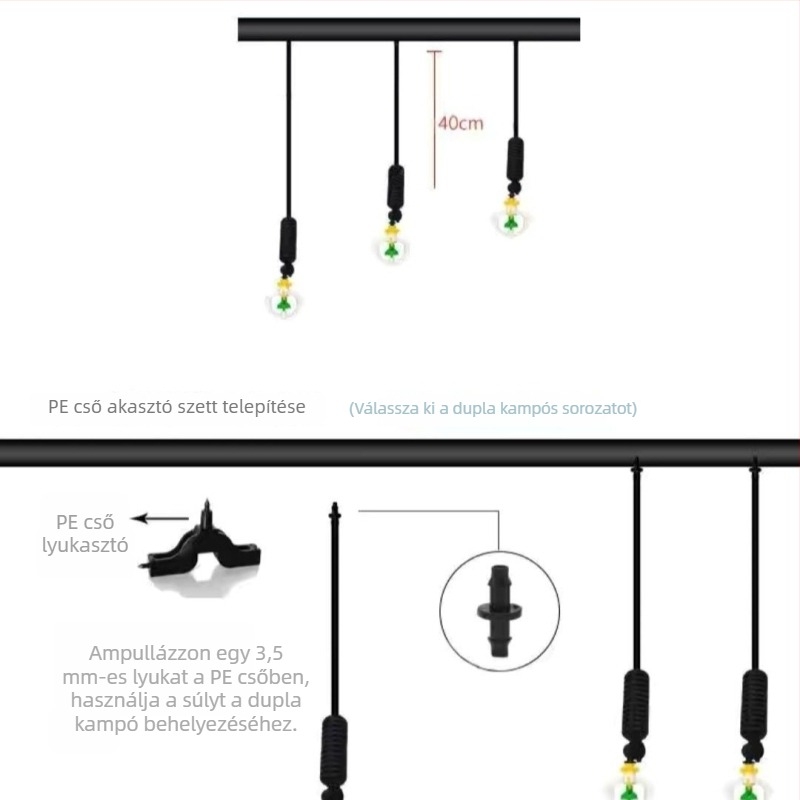 Spray Mist Pot öntöző készlet, POM anyag, Importált: Nem, Kereskedelmi határokon át történő kivitel: Nem