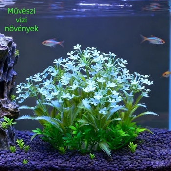 Műanyag akváriumi mesterséges növények dekoráció — akváriumi tájképi dekoráció, szimulált vízi növények, márka Fish zhijing
