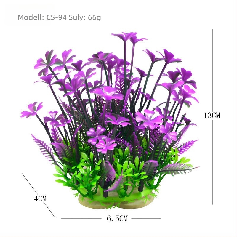Műanyag akváriumi mesterséges növények dekoráció — akváriumi tájképi dekoráció, szimulált vízi növények, márka Fish zhijing