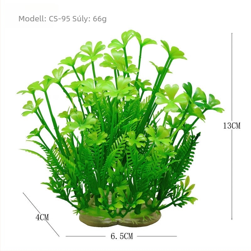 Műanyag akváriumi mesterséges növények dekoráció — akváriumi tájképi dekoráció, szimulált vízi növények, márka Fish zhijing