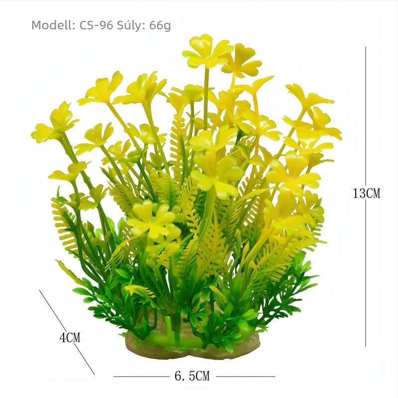 Műanyag akváriumi mesterséges növények dekoráció — akváriumi tájképi dekoráció, szimulált vízi növények, márka Fish zhijing