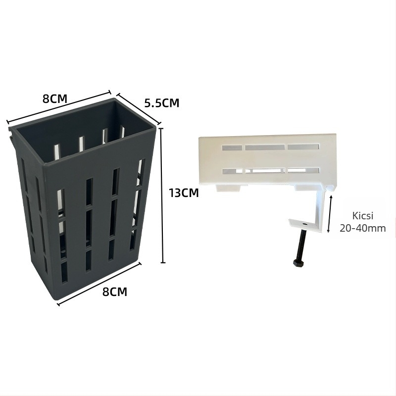 Műanyag hidropónikus függőkosár édesburgonyához — falra szerelhető akváriumi dekoráció és növények tároló állvány, többfunkciós, antik stílus