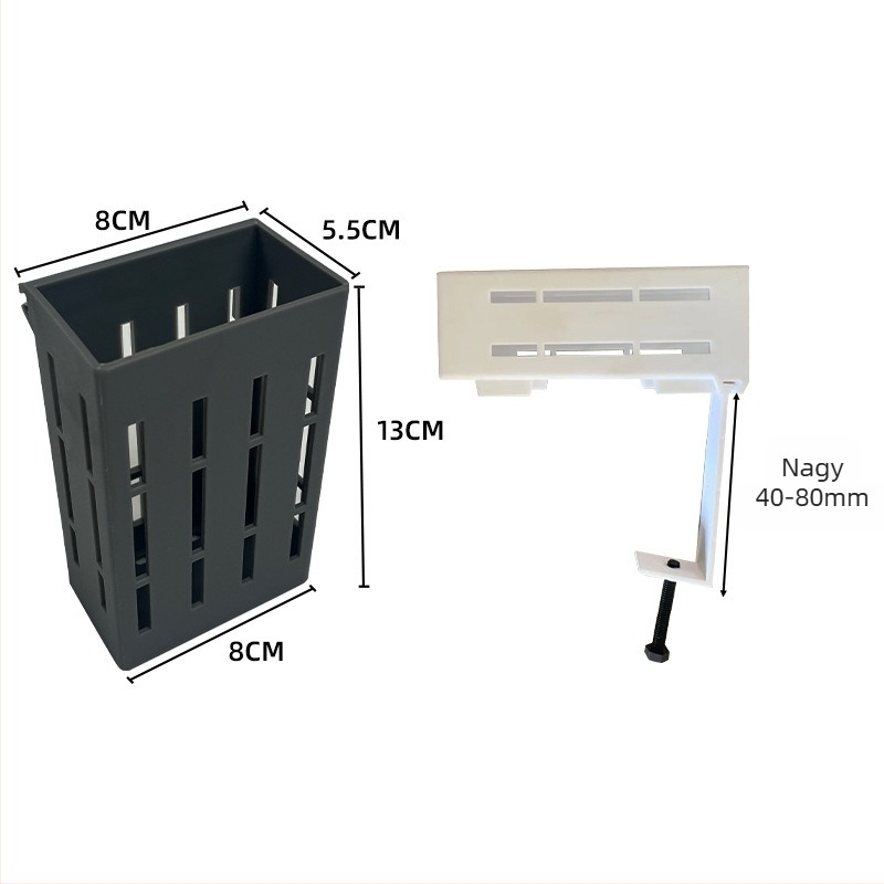 Műanyag hidropónikus függőkosár édesburgonyához — falra szerelhető akváriumi dekoráció és növények tároló állvány, többfunkciós, antik stílus