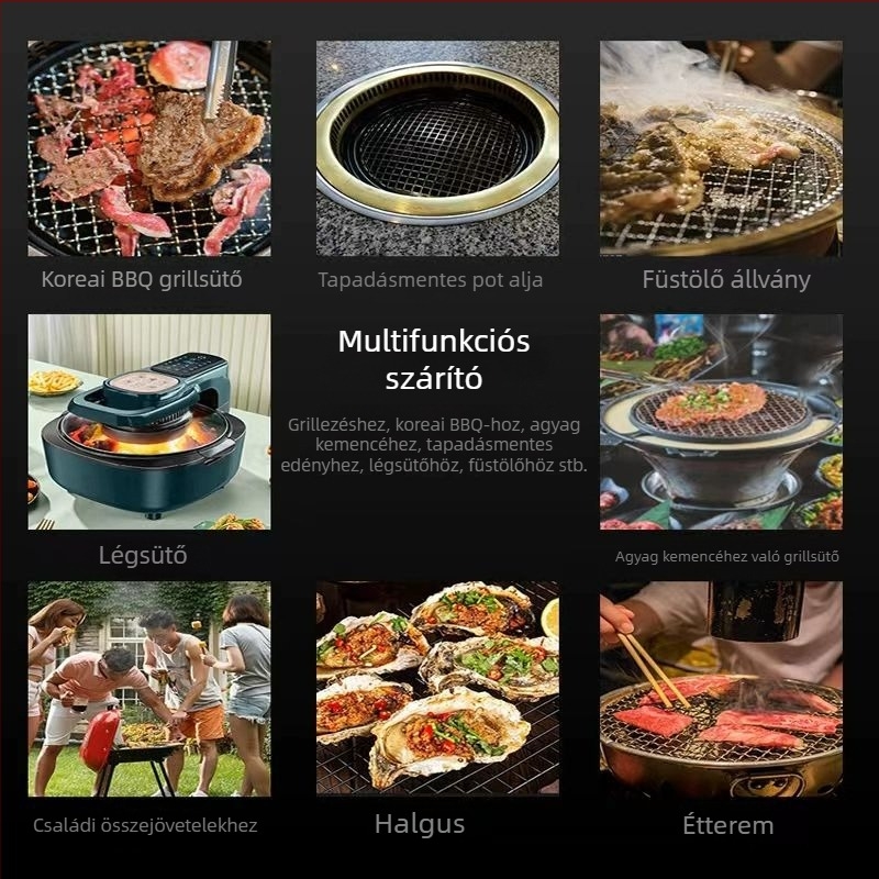 Rozsdamentes acélból kör alakú grillrács — polírozott felület, ponthegesztés, súly 150 g, doboz 50 darab