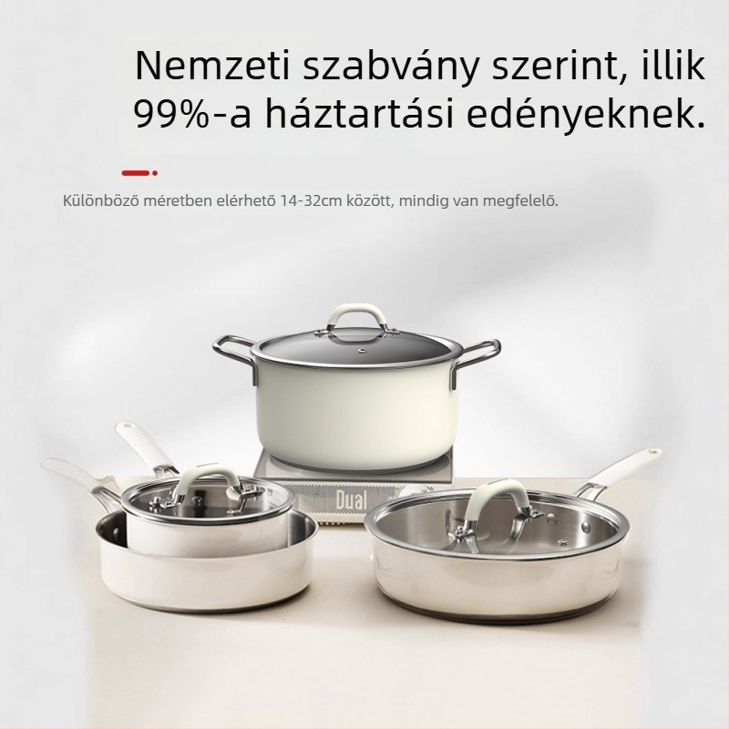 Univerzális edényfedő - 304 rozsdamentes acél, Modell g001, 1,6 kg, Badman, Modern egyszerűség