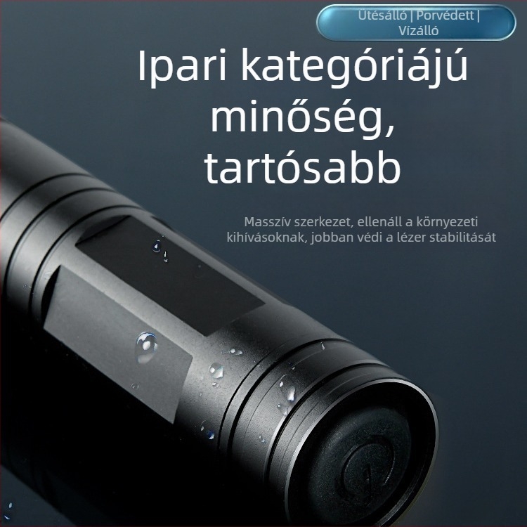 Keresztirányos lézer toll infravörös fénnyel és hosszú hatótávval – hordozható építkezési lézerszint és zseblámpa