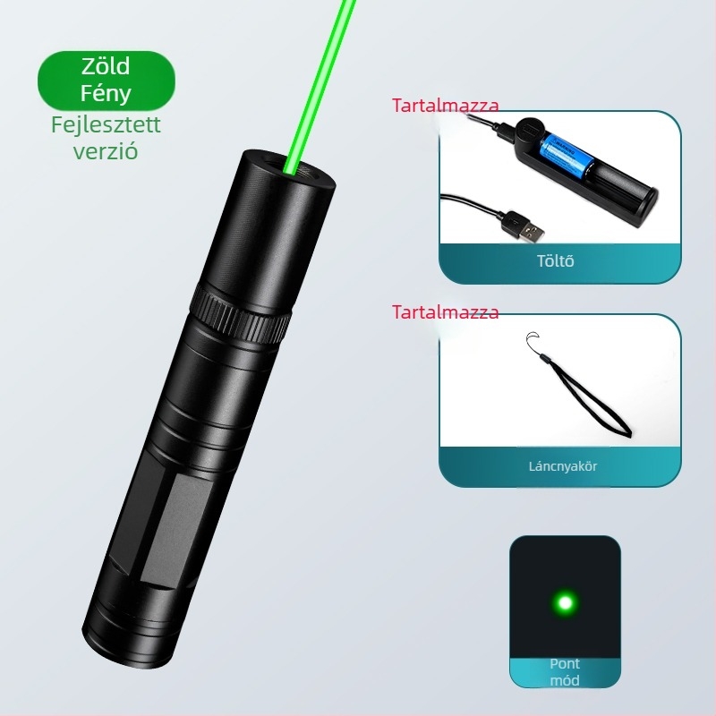 Keresztirányos lézer toll infravörös fénnyel és hosszú hatótávval – hordozható építkezési lézerszint és zseblámpa