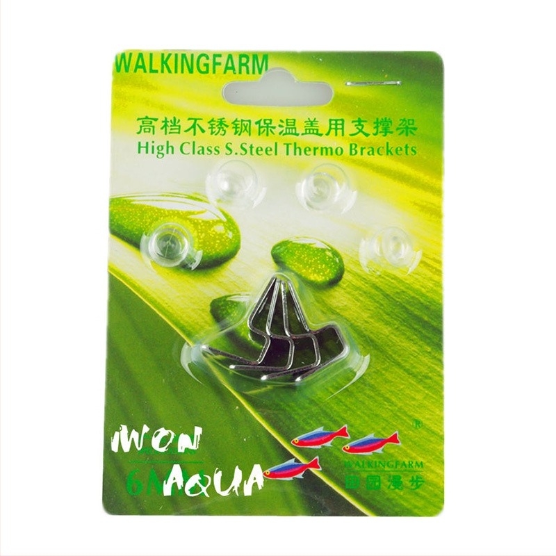 Pastoral Walk Rozsdamentes acél tankfedél-tartó az akváriumhoz – Üvegfedél-támogatás