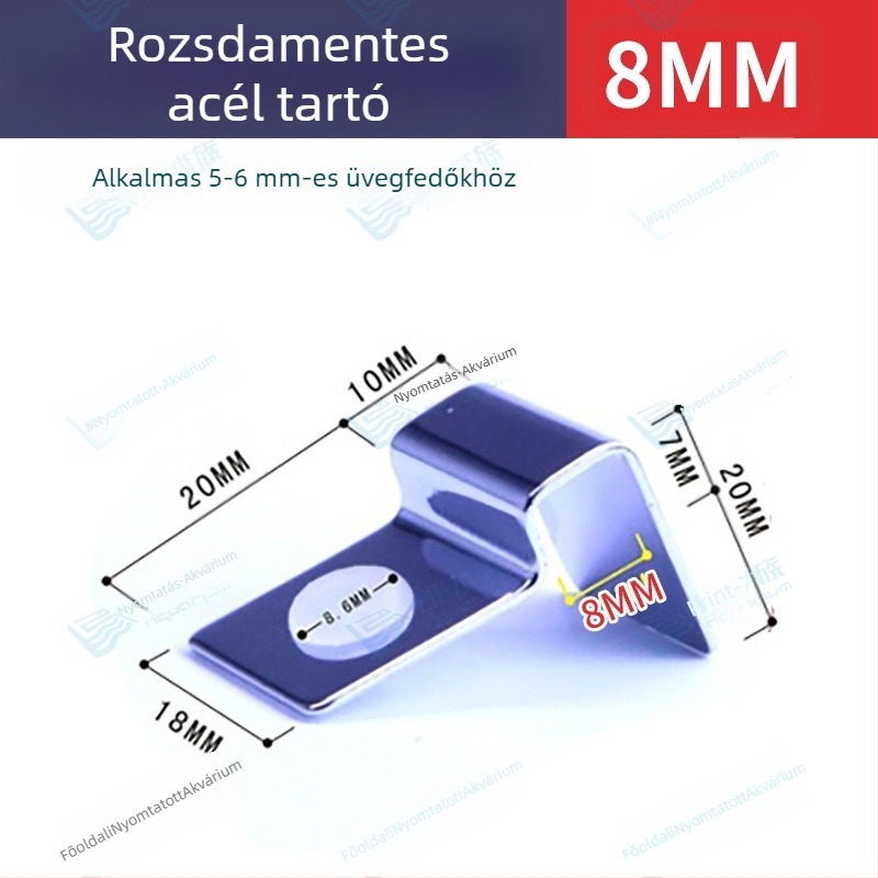 Pastoral Walk Rozsdamentes acél tankfedél-tartó az akváriumhoz – Üvegfedél-támogatás