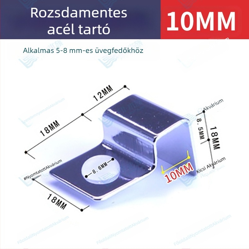 Pastoral Walk Rozsdamentes acél tankfedél-tartó az akváriumhoz – Üvegfedél-támogatás