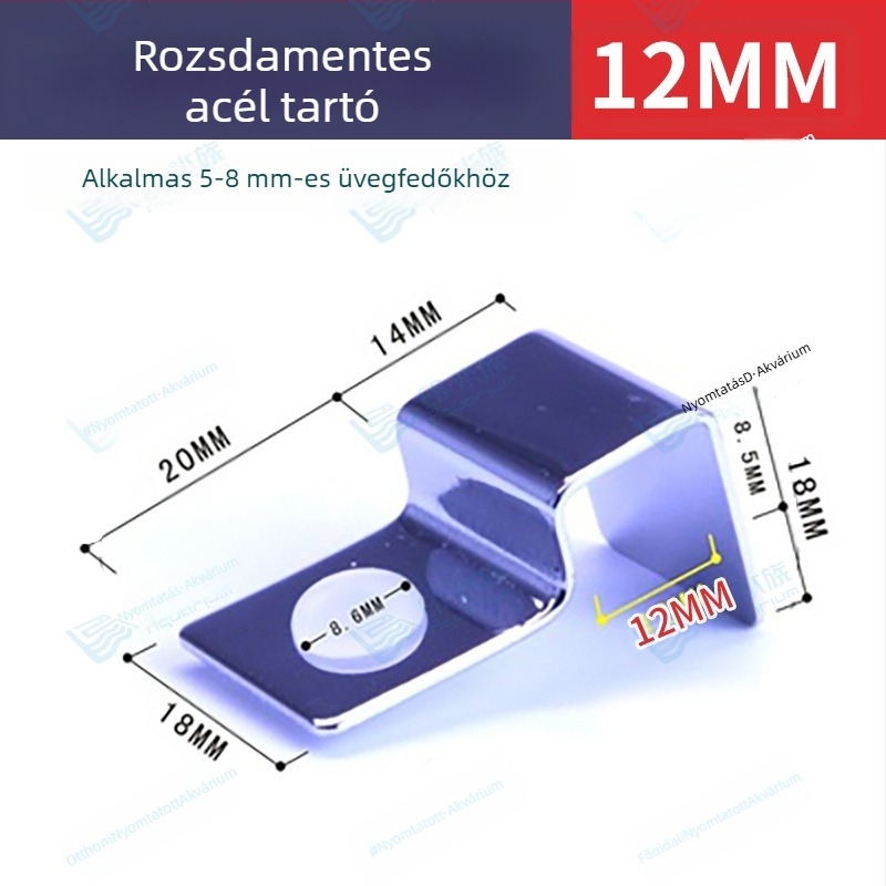 Pastoral Walk Rozsdamentes acél tankfedél-tartó az akváriumhoz – Üvegfedél-támogatás