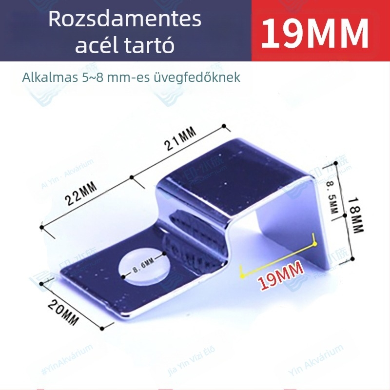 Pastoral Walk Rozsdamentes acél tankfedél-tartó az akváriumhoz – Üvegfedél-támogatás