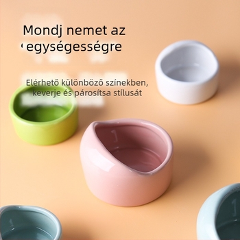 Papagáj kerámiás víztál és etetőedény kalitkához – Anyag: Egyéb; Eredet: Egyéb; Alkalmas akváriumhoz; Kézi etetés csak