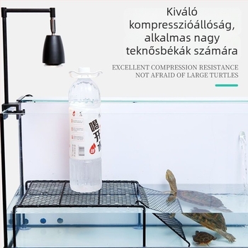 Technős napozó platforma - alumínium ötvözet, 200 g, Akváriumi felszerelés teknősöknek