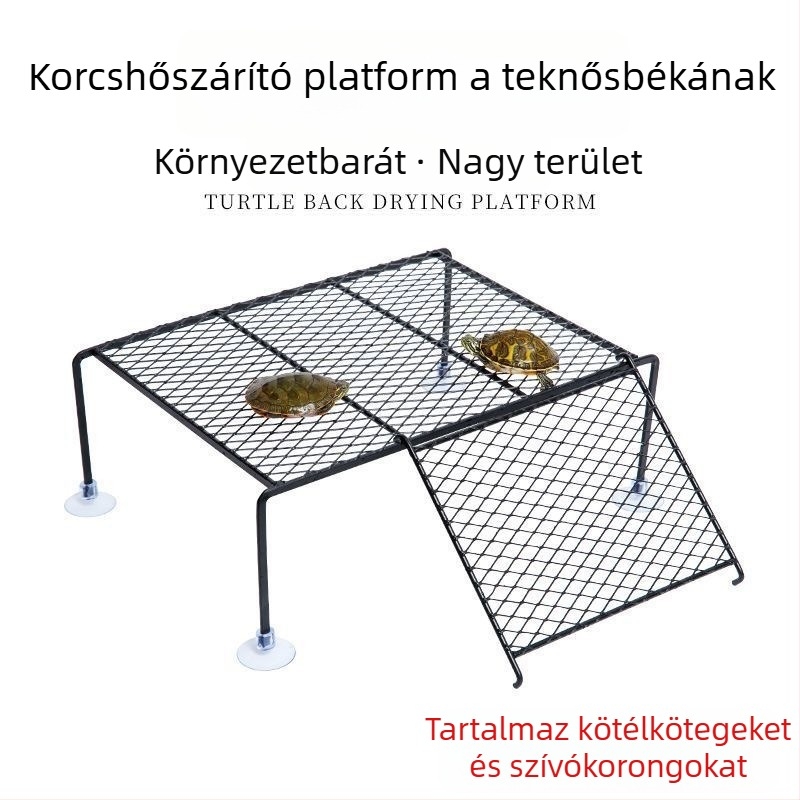 Technős napozó platforma - alumínium ötvözet, 200 g, Akváriumi felszerelés teknősöknek