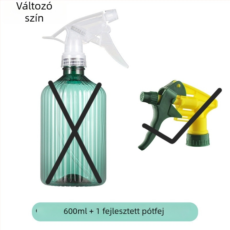 Műanyag öntöző kanna, tömlő típusú permetezővel