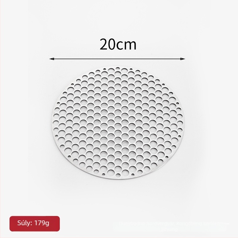 Duoyouduo kerek vastagított rozsdamentes acél grillháló, hordozható és testreszabható