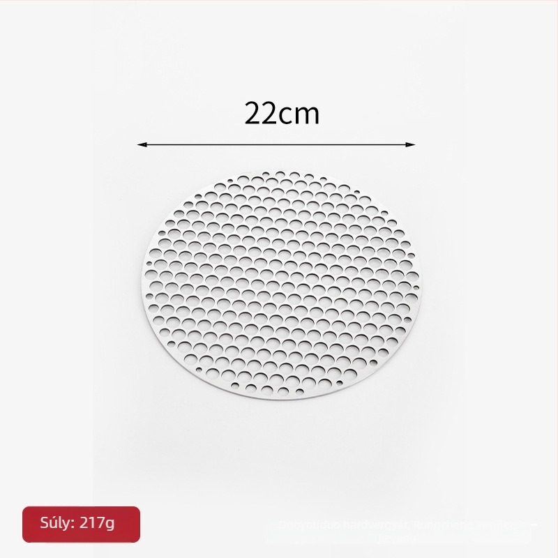 Duoyouduo kerek vastagított rozsdamentes acél grillháló, hordozható és testreszabható