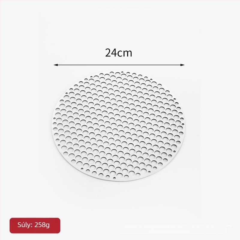 Duoyouduo kerek vastagított rozsdamentes acél grillháló, hordozható és testreszabható