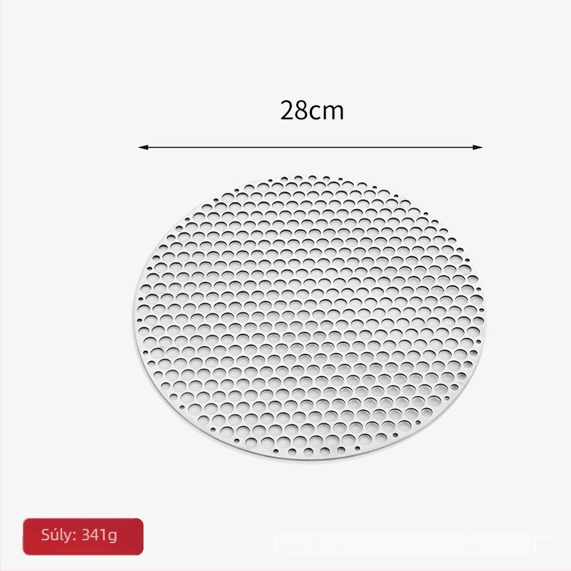 Duoyouduo kerek vastagított rozsdamentes acél grillháló, hordozható és testreszabható