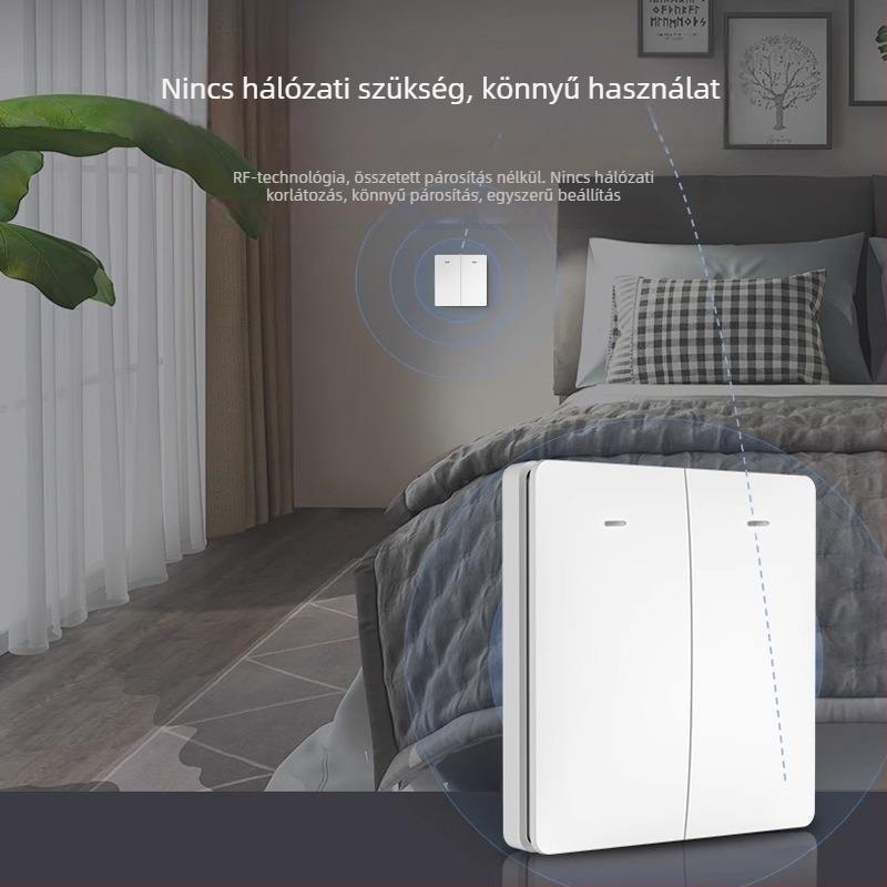 Vezeték nélküli távirányító kapcsoló, 0–40°C működési tartomány, otthonoknak és hoteleknek, CCC tanúsítvány