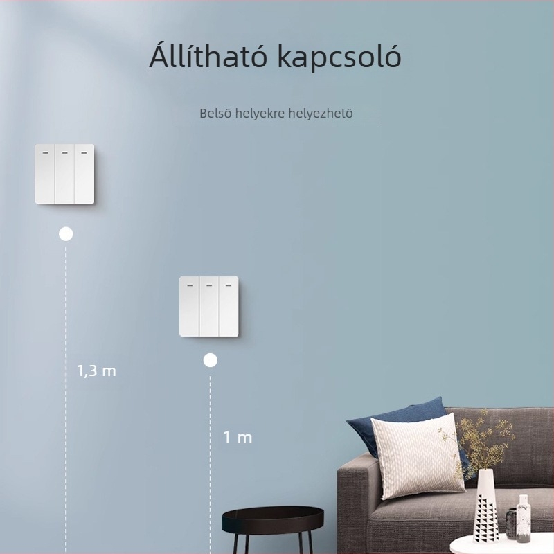 Vezeték nélküli távirányító kapcsoló, 0–40°C működési tartomány, otthonoknak és hoteleknek, CCC tanúsítvány